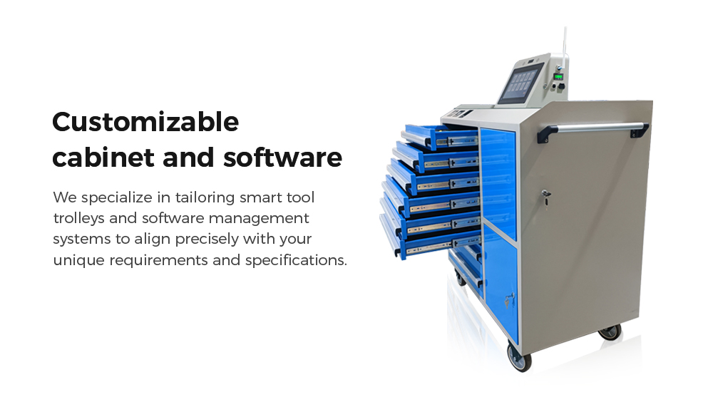 Anti-Destruction High Resistance Lock Body High Quality Tool Management Trolley