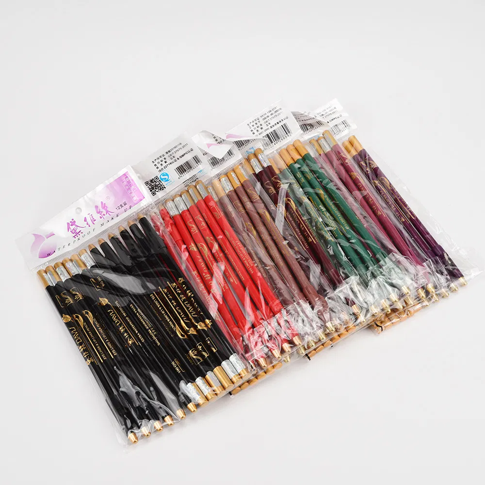 Eyeliner Eyebrow Pencil Black Brown Anti Sweat Eye Pencil