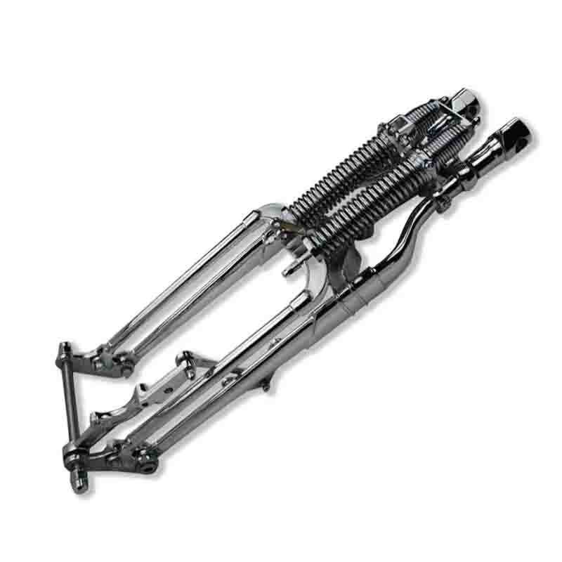 Вилка передняя Springer для мотоцикла, хром/черная