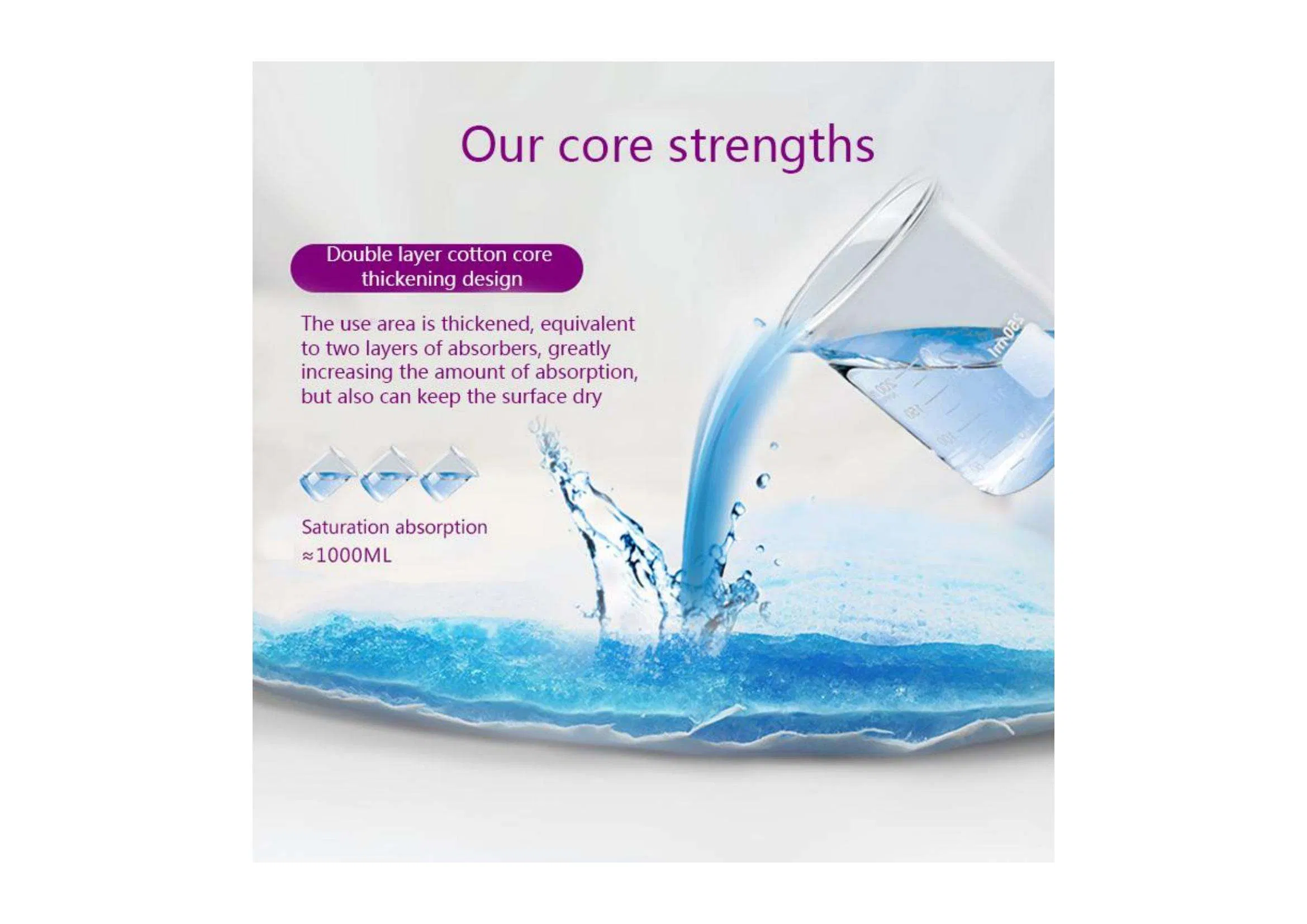 Adult Diapers Wholesale Print Diapers Thick Incontinence Pad