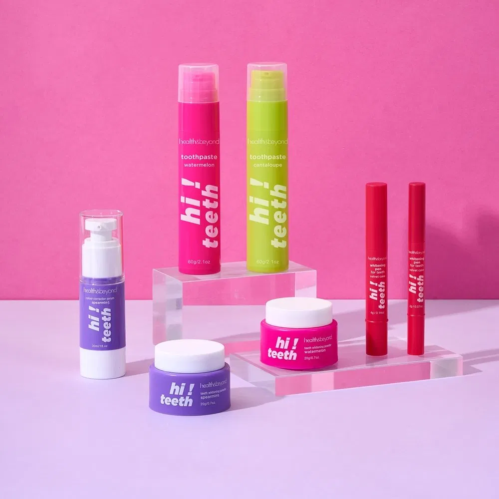 OEM ODM Custom Gel Paste Dentifrice Whitening Purple Whiten Toothpaste for Home