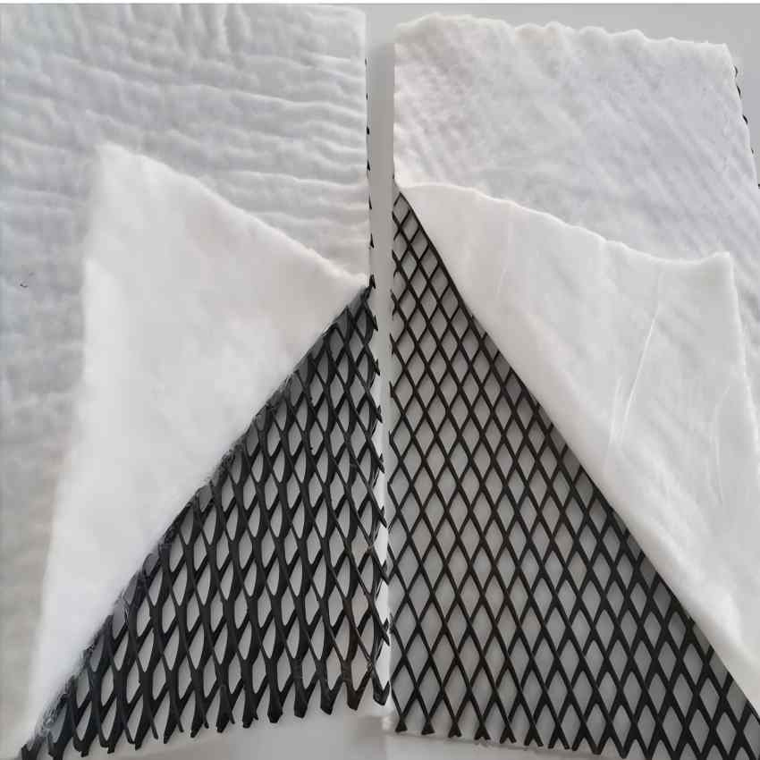 Factory Custmize 3D Composite Pet Geotextile/HDPE Geomembrane Liner Geocomposite Sheet Composite Drainage Geonet