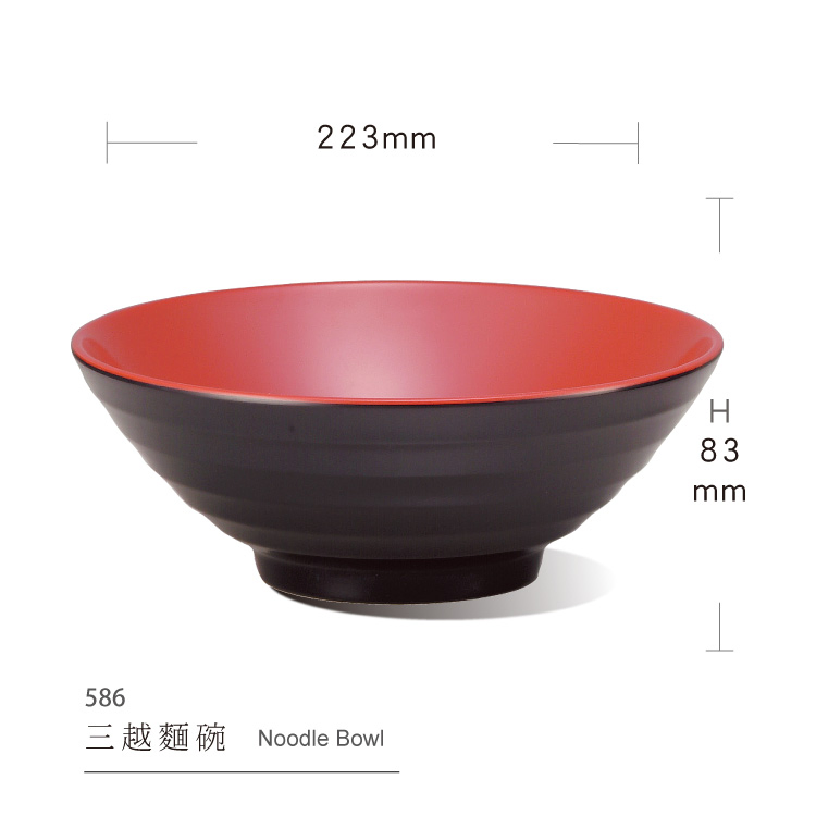 High Quality Restaurant Melamine Soup Bowl Noodle Bowl Ramen Bowl