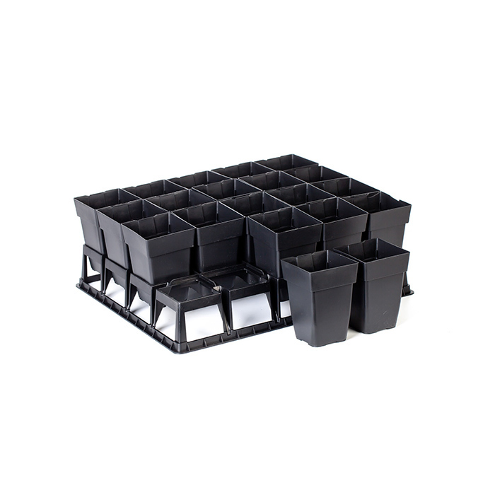 Квадратный пластиковый горшок для рассады