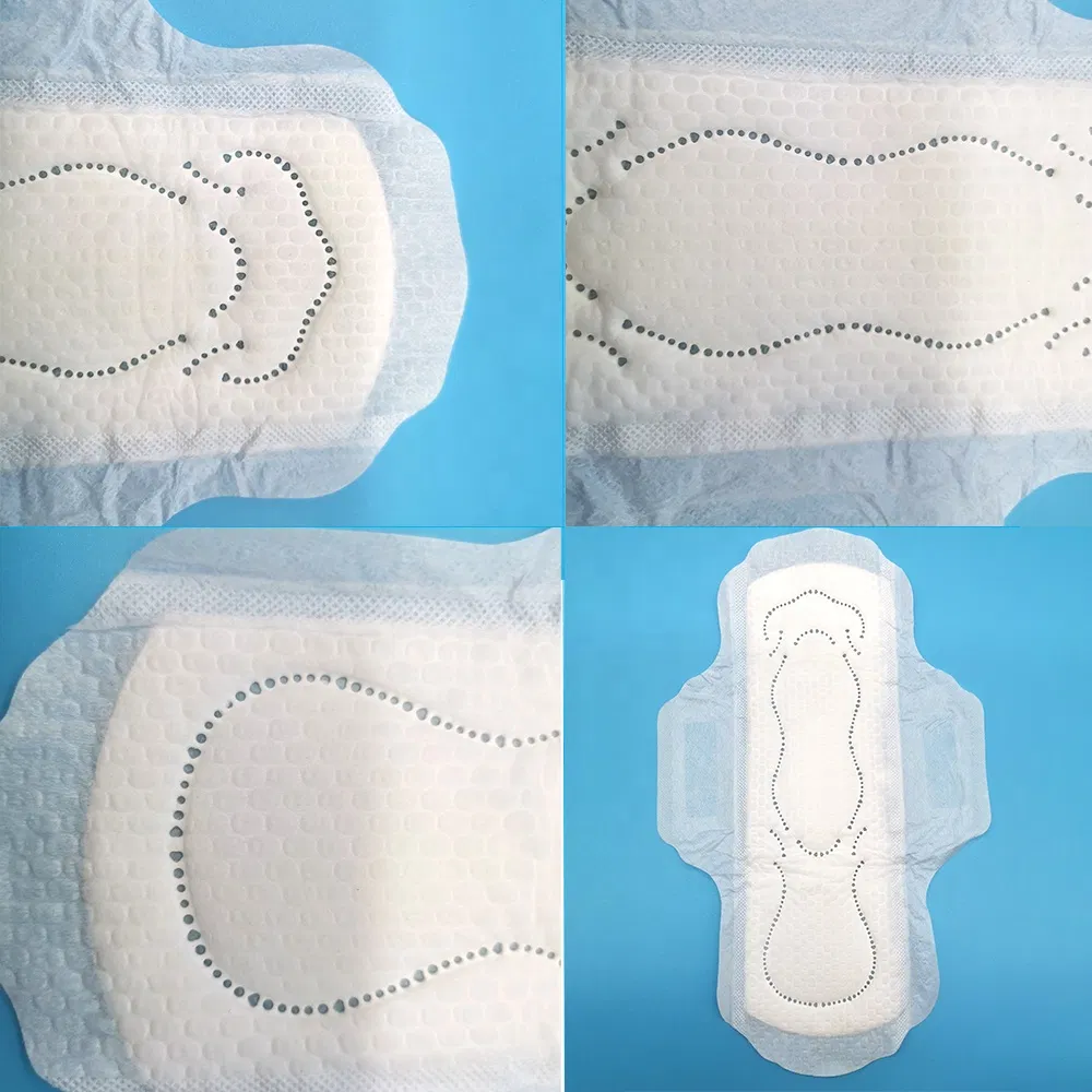 Natural Pulp Remove Odor Bamboo Charcoal Anion Sanitary Pads