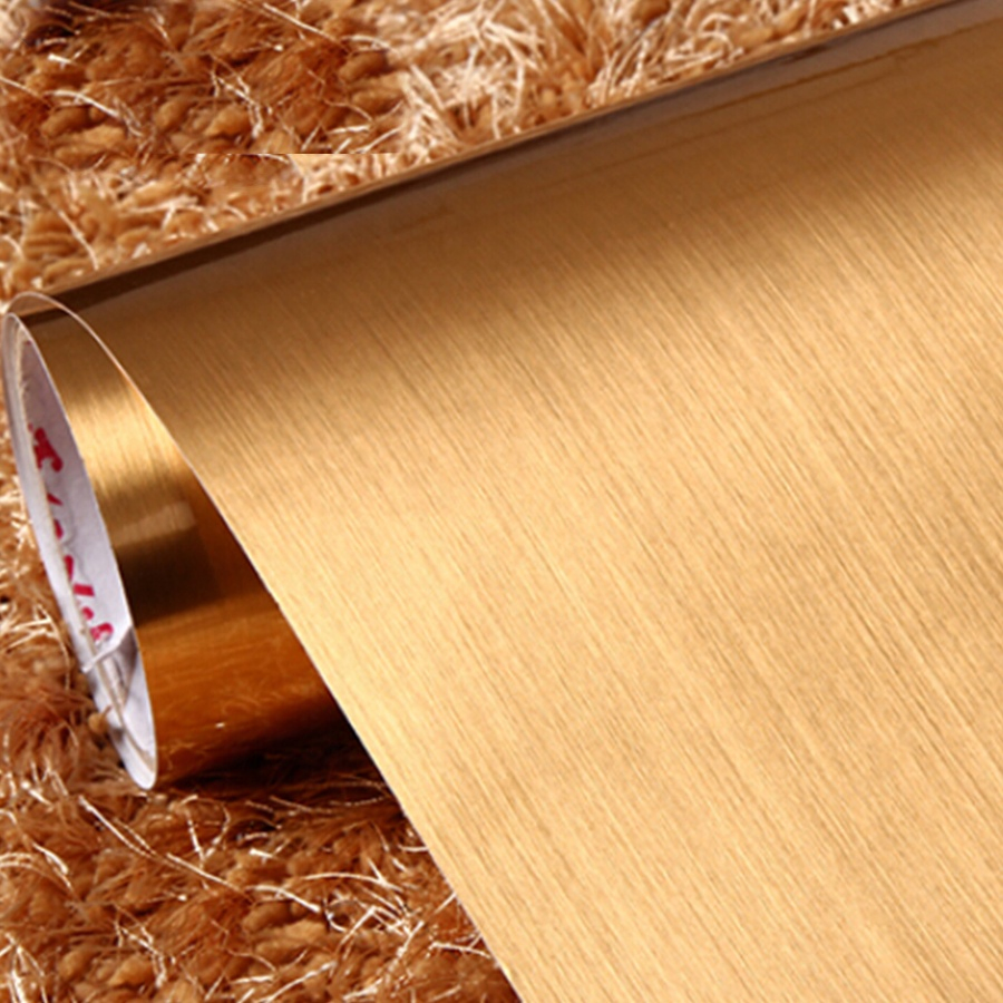 New Design Metallic Color Paper Furniture PVC Laminate Decorative Film