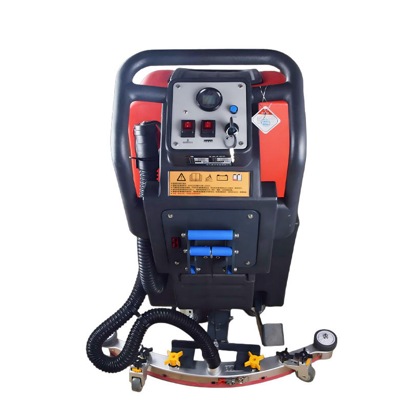 High Efficiency Gym Ceramic Tile Marble Floor Cleaning Machine Commercial Walk Behind Electric Floor Scrubber