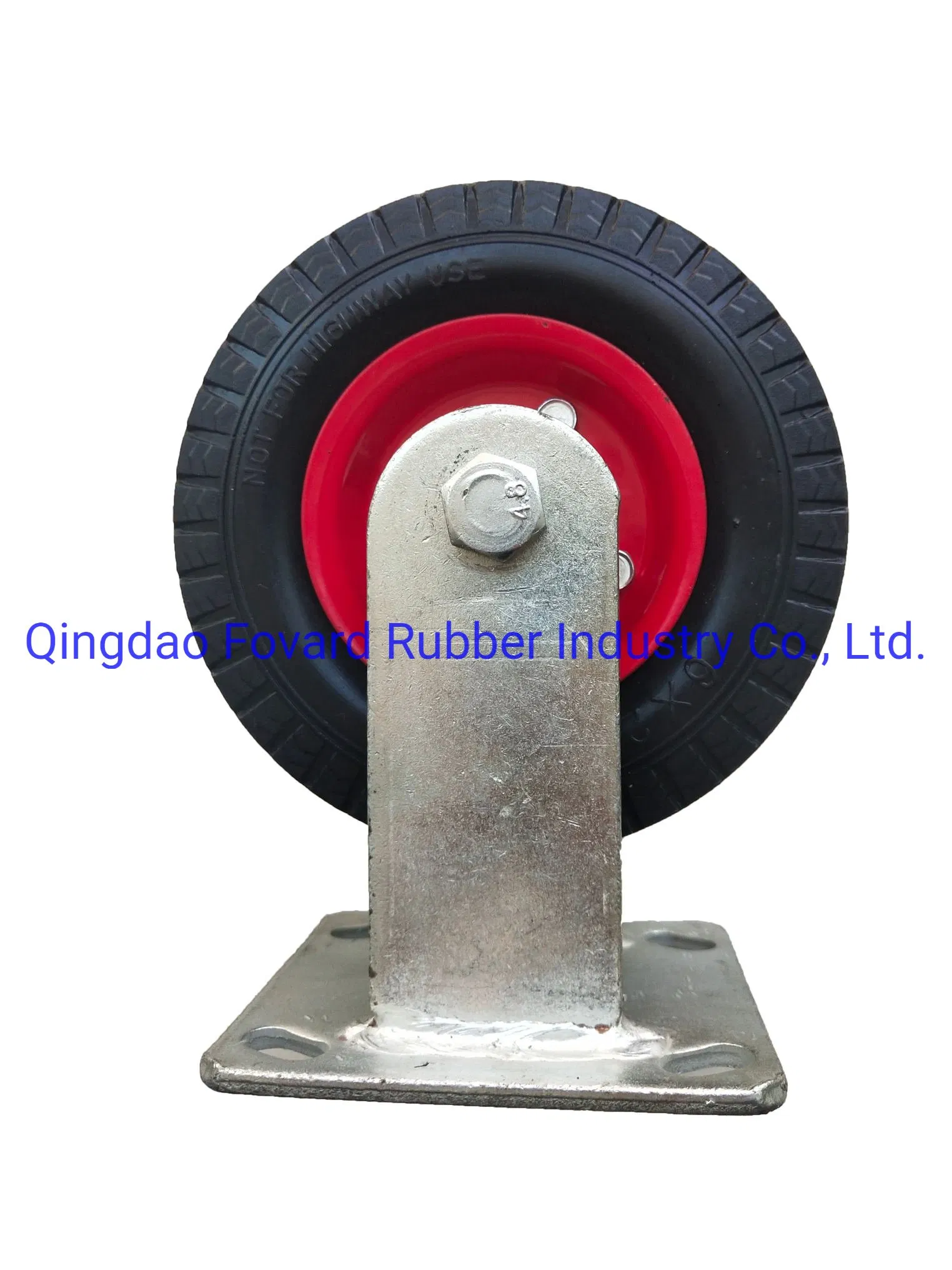 6*2"Flat Free Heavy Duty Trolley Caster Pneumatic Rubber Wheelbarrow Wheel