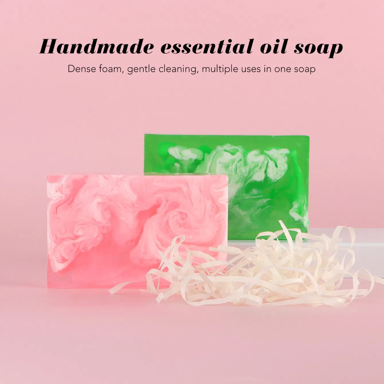 Moisturizing Organic Bath Soap Bar with Coconut Oil for Soft Skin Care