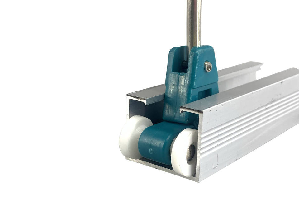 High Quality Durable Four Wheels Stainless Steel Hook Half Alloy Structure Hospital Track Runner
