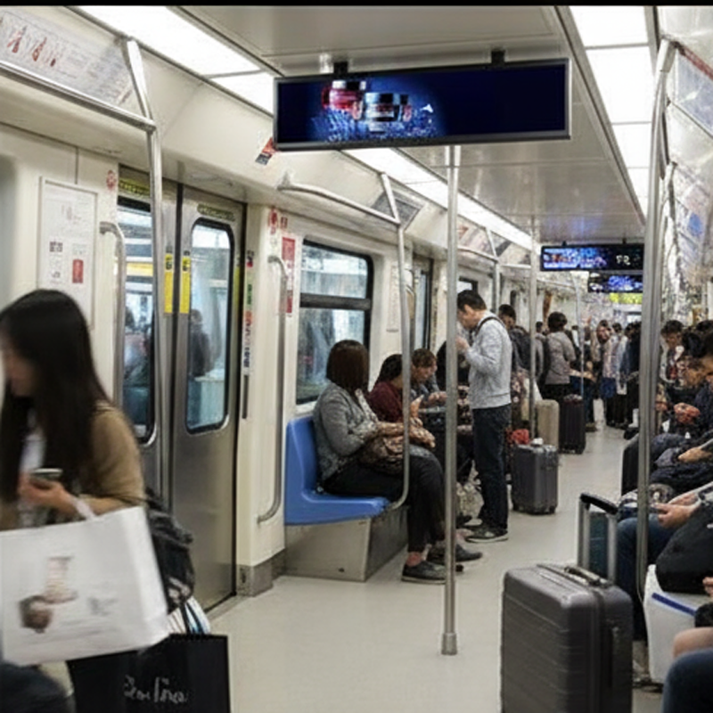 28 Inch Ultra Wide Stretched LCD Screen Display with WiFi 4G Ethernet Network Android OS