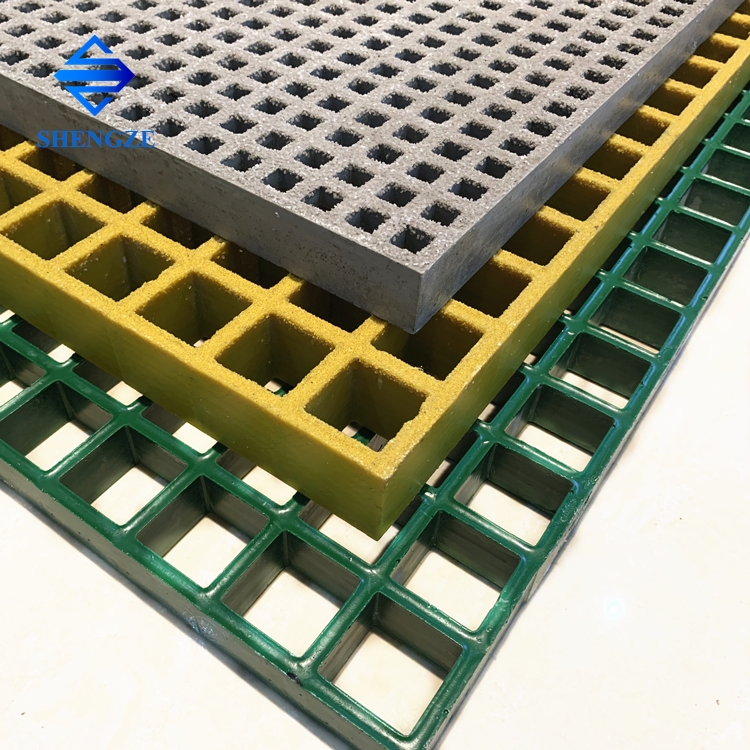 Fiberglass Drain Grate Covers GRP Wire Mesh FRP Molded Walkway Grating
