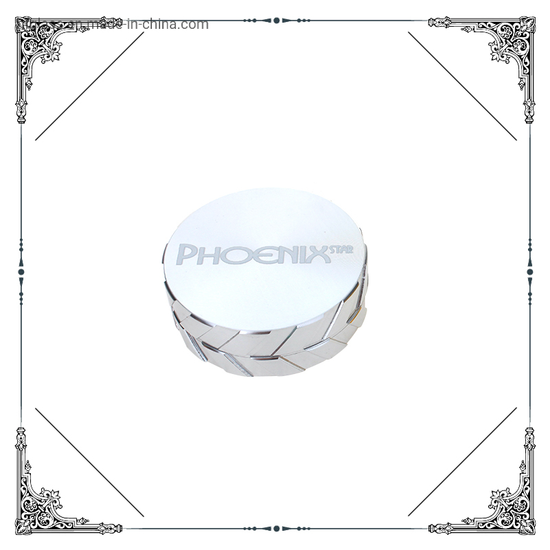 Phoenix Water Pipe 2.5" in Diameter Maximum-Strength Aluminum Stainless Steel Mixed Colors Smoking Glass Grinder