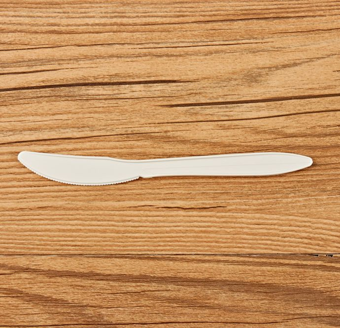 160mm Disposable Biodegradable Corn Starch Cutlery Set Fork Spoon Knife