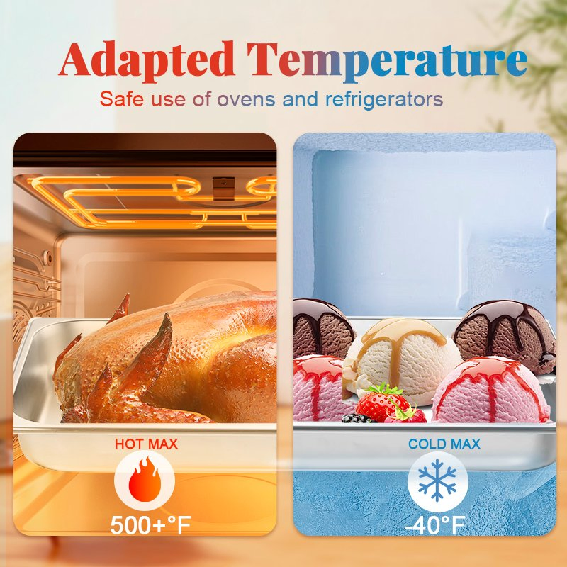 Daosheng Factory Supply Custom Commercial 1/3 18/10 201 304 Stainless Steel Food Container Steam Pans Gastronorm Pan