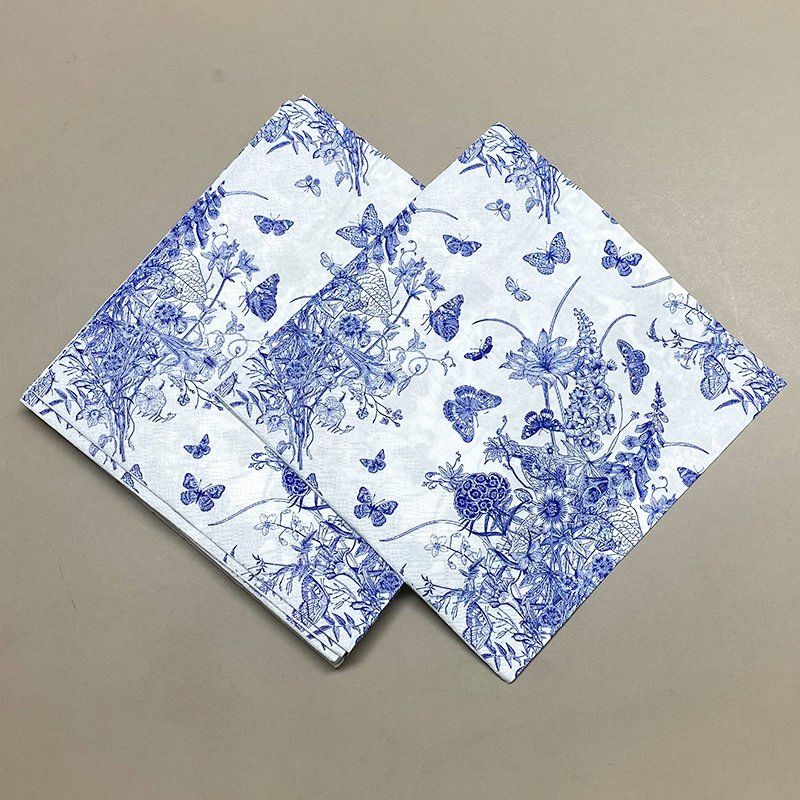 Custom Printing Full Color Napkins Paper Restaurant Hotel Bar Pub Cafe Virgin Wood Pulp Facial Tissue Paper Napkin with Logo