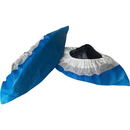 Blue Plastic Shoe Cover Anti Static PP Disposable Waterproof Medical Antistatic Nonwoven Shoecover Sleeve Cover