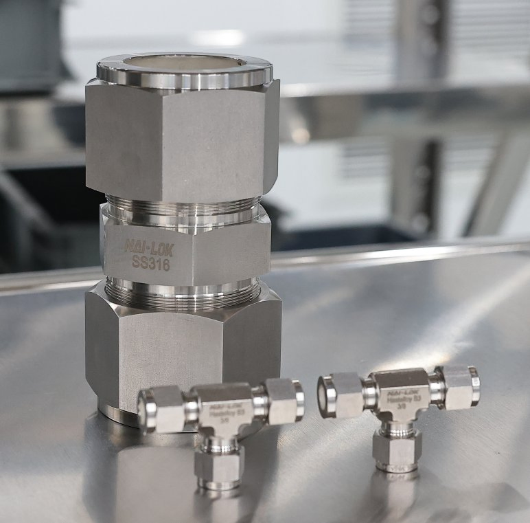 Nai Lok S2507 S2205 Super-Duplex Steel Compression Tube Fitting High-Pressure 6000psi Leak-Proof Male Tube Adapter for Industrial Systems