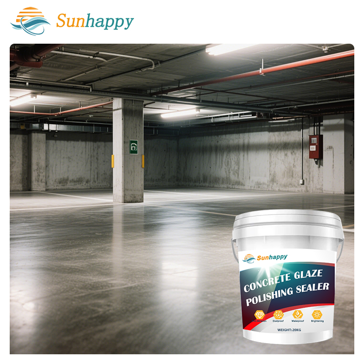 Hot Selling Anti-Slip Cement Floor Brightening Sealant Garage Basement Warehouse Solvent-Free Concrete Glaze Polishing Sealer