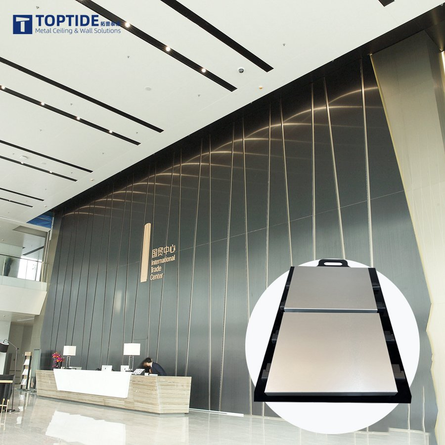 Indoor Fireproof Construction Decoration Metal Sandwich Board Aluminum Honeycomb Panel