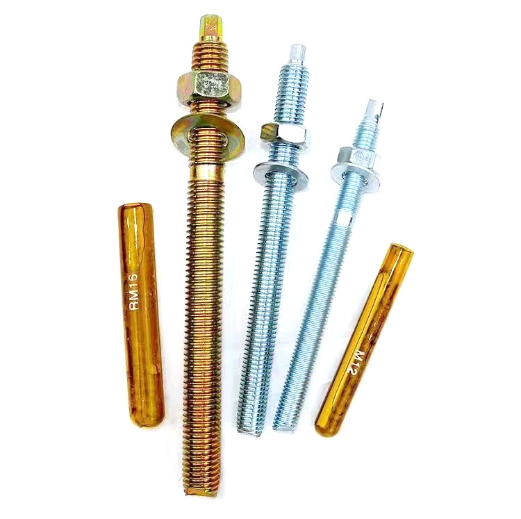 Carbon Steel Zinc Plating M20*130 Chemical Anchor with Internal Thread