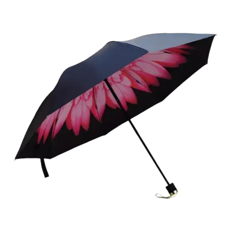 Customized Wholesale 3 Folding Foldable Folded Promotion Advertising Pocket Mini Gift Umbrella