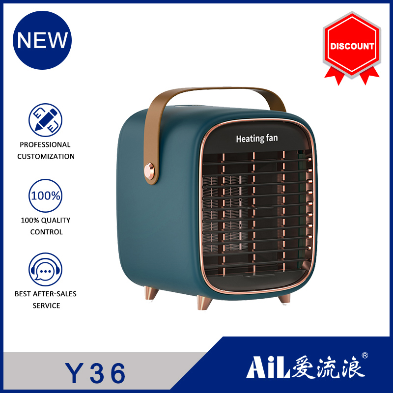 Compact Electric Desk Heater for Home and Office Use