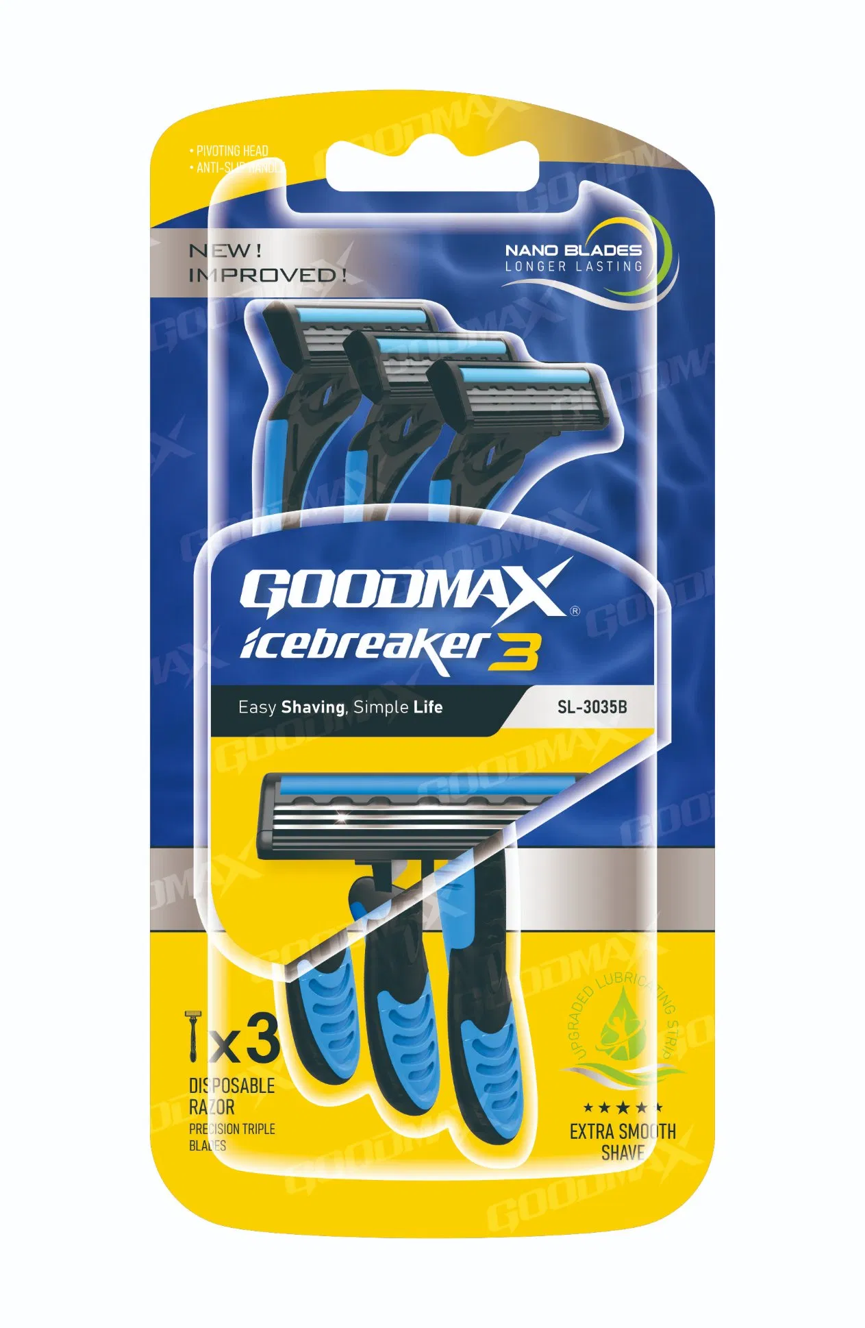 Twin Stainless Steel Disposable Shaving Razor