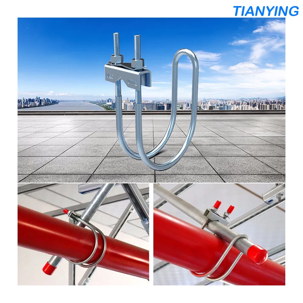1-1/2" DN40 Seismic-Brace Lateral Bracing Pipe Clamp for Fire Fighting
