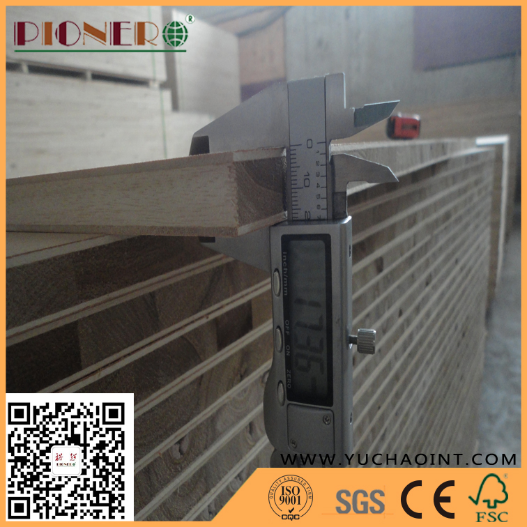 Agathis Veneer Faced Paulownia Blockboard for Furniture