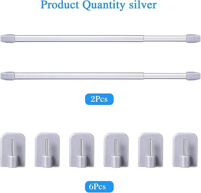 Metal Mini Cafe Rod Curtain Rod