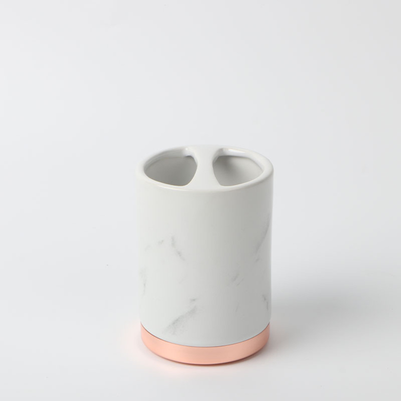 Lightweight Single Ceramic Cup Ideal for Main Home Bathroom Accessories