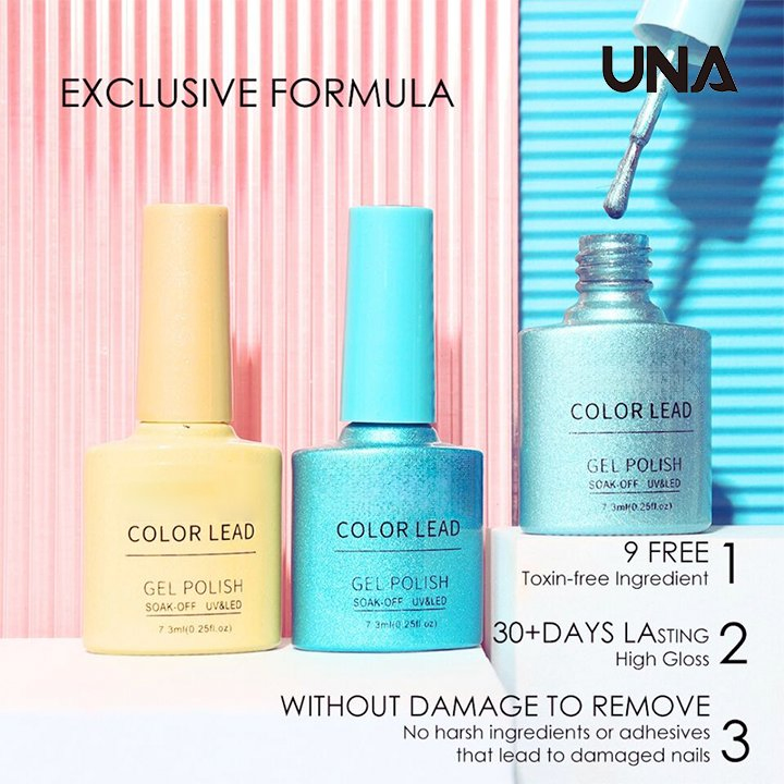 Solid Long Lasting Gel Products Salon Cosmetics Nail Gel Polish Private Label Vegan Organic UV Gel in 15ml Bottle Custom Logo