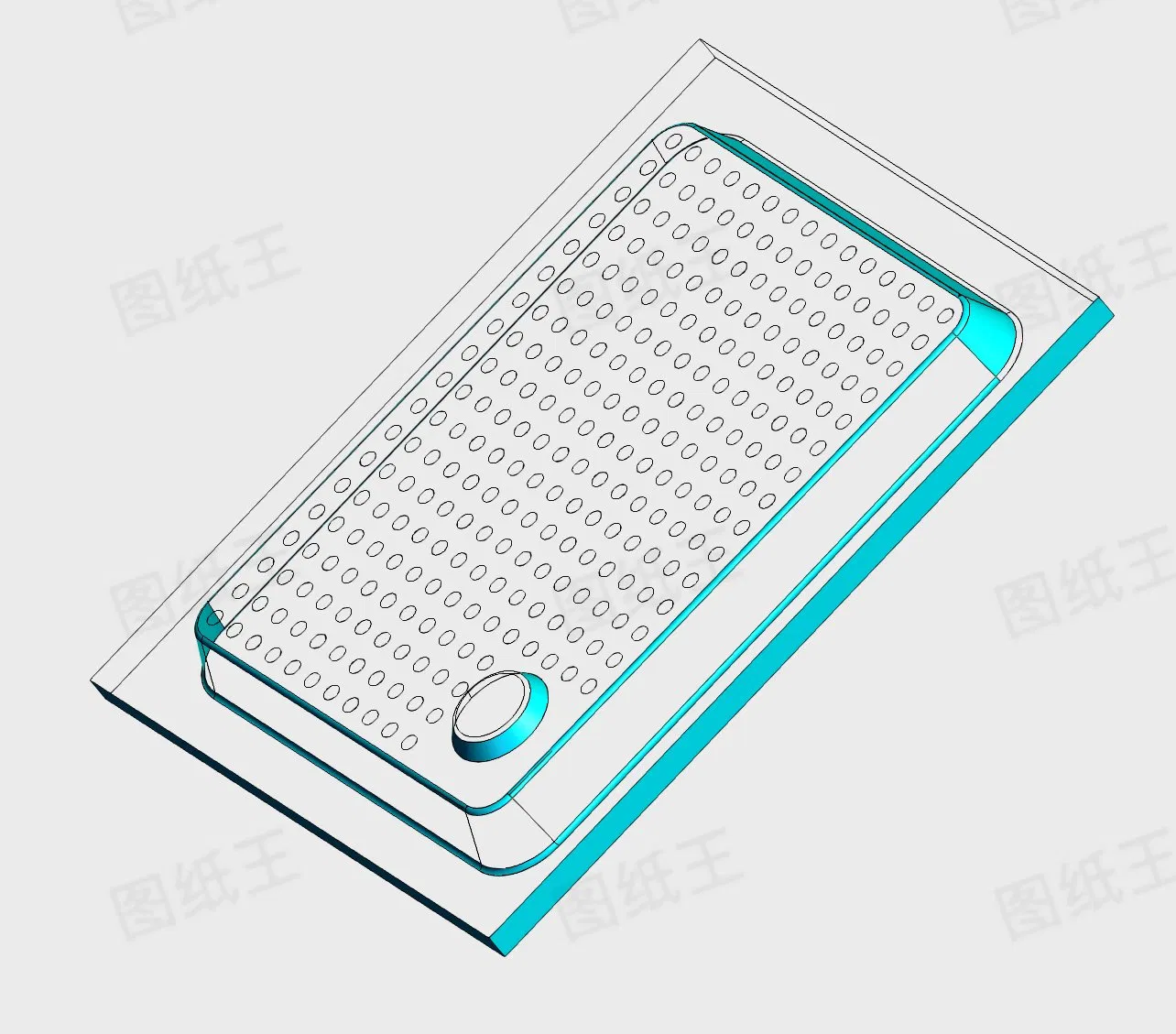 Vacuum Thermoforming RV Plastic Parts RV Shower Room Plastic Floor Plastic Bathroom Floor Drain