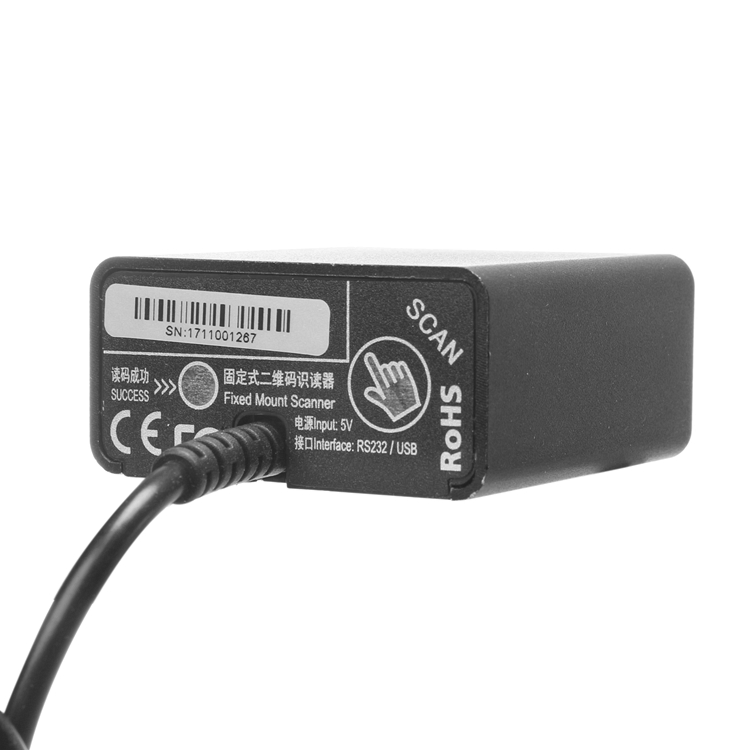 High Speed Qr Code Reader 2D 1d Barcode Scanner with USB RS232 Interface