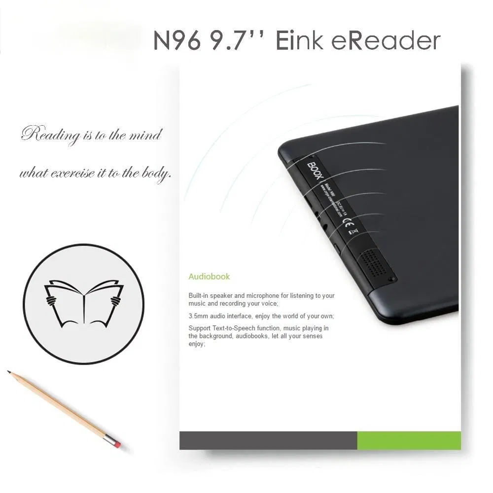 9.7 Inch Android Ebook Ereaders with Multi-Format