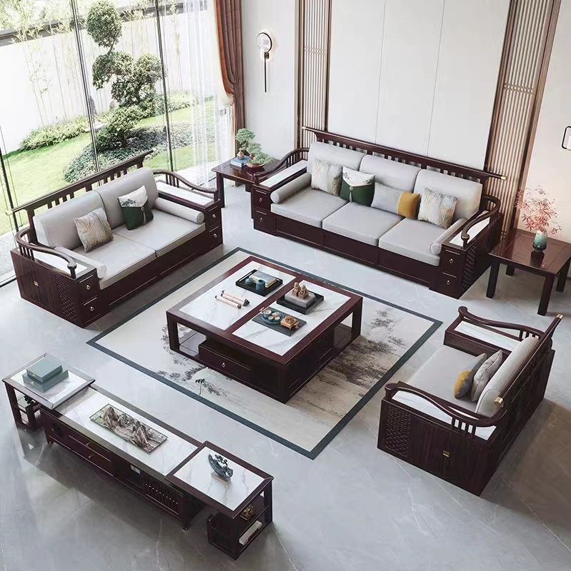 Диван деревянный тканевый мягкий для гостиной