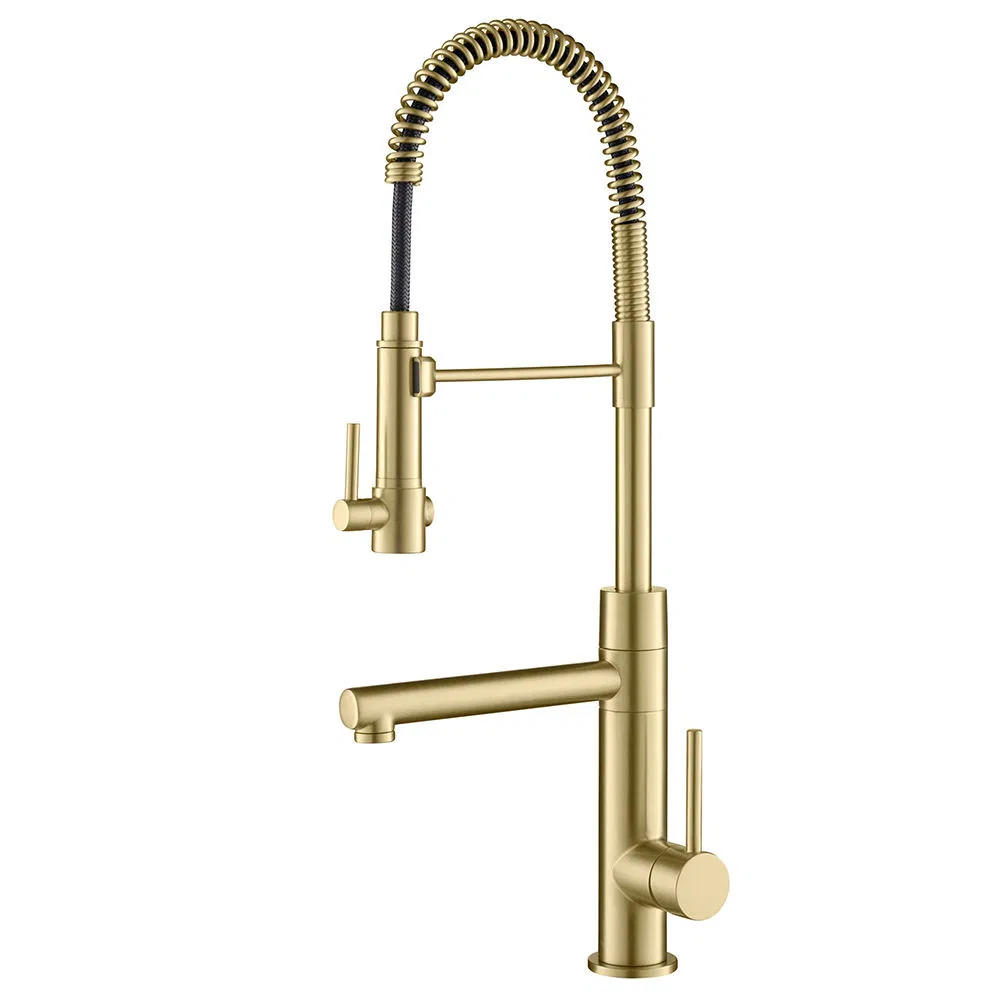 Gooseneck Faucet Brass Chrome Kitchen Sink Faucet Copper Pull out Sprayer Sink Kitchen Taps