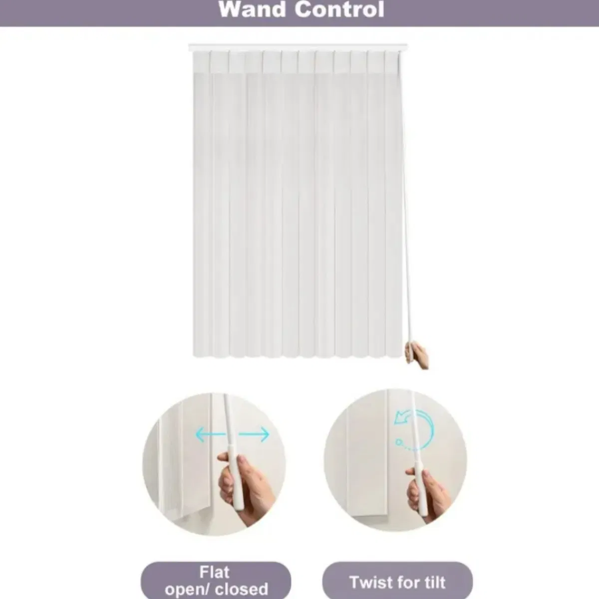 OEM ODM Elegant Window Fabric Durable Track Dream Curtain Vertical Blind