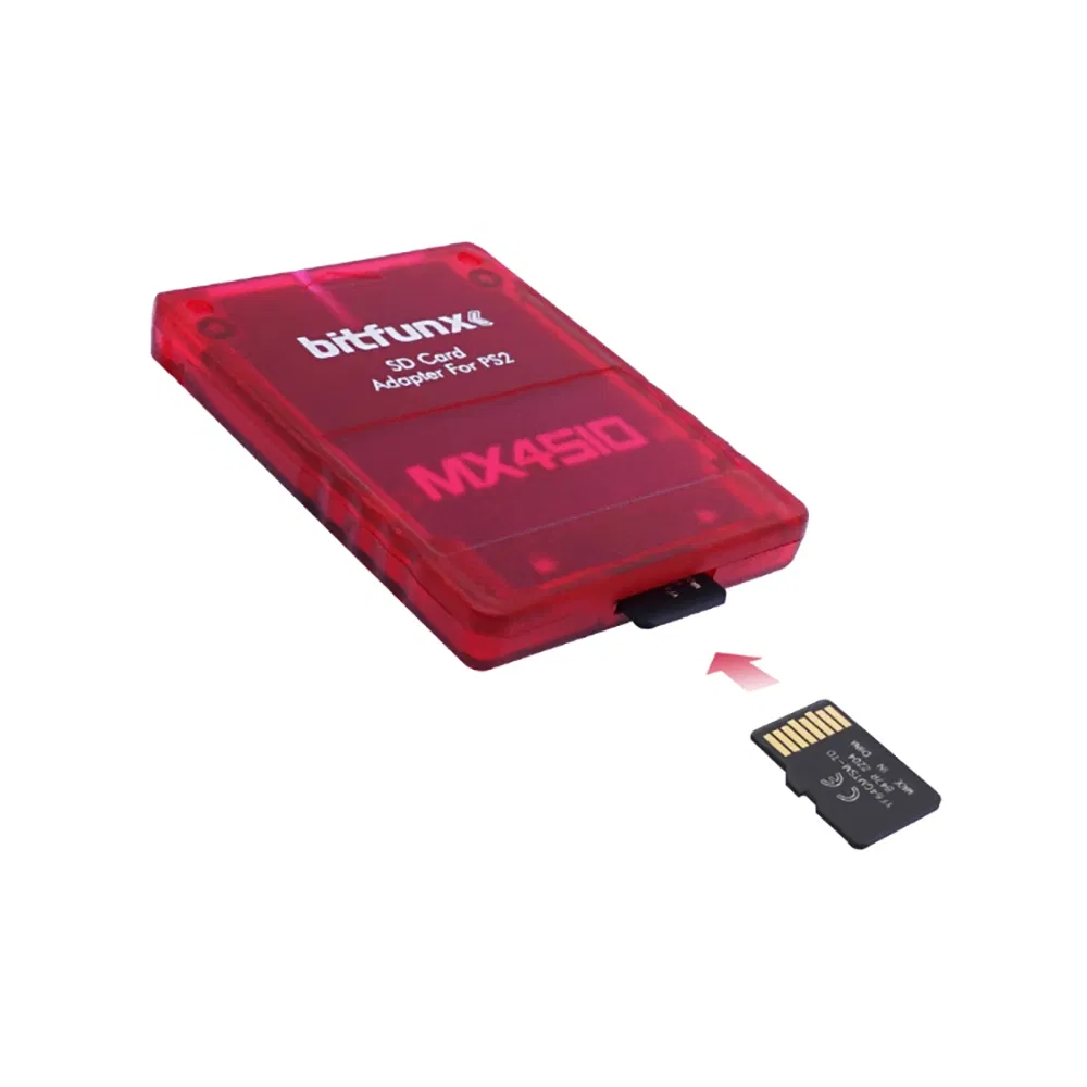 Прозрачный адаптер карт для PS2 Mx4sio Sio2SD