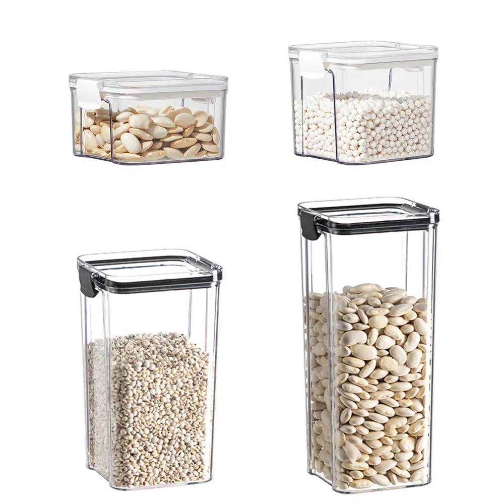 BPA Free Airtight Food Storage Containers Jars for Dry Food with Lids