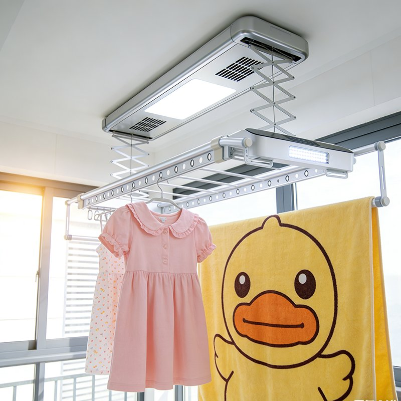 Smart Clothes Drying Rack Fully Automatic Elevating and Extending Smart Drying Rack