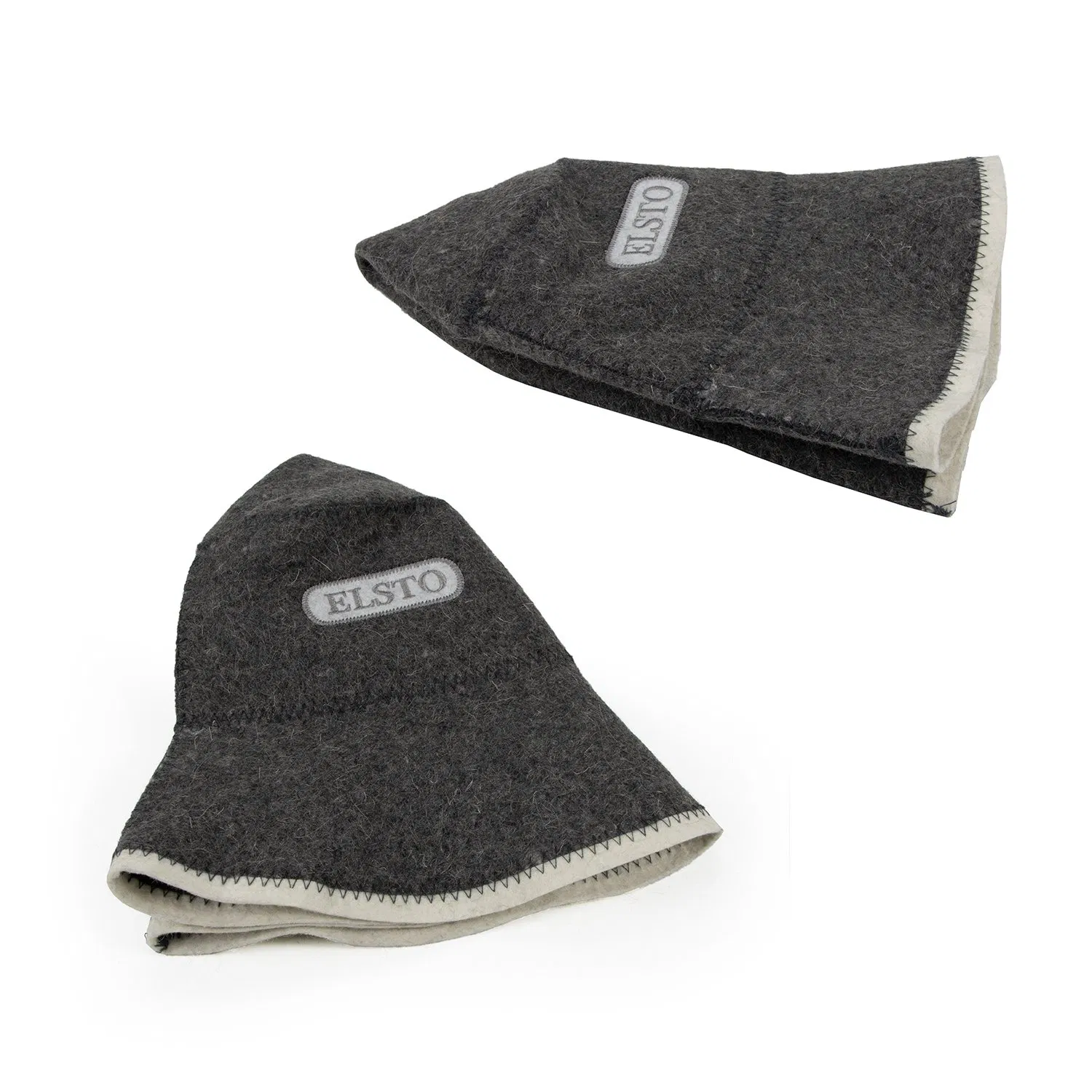 Polished Wool Hat for Sauna Wool Cap for Sauna Bath House Head Protection Sauna Hat