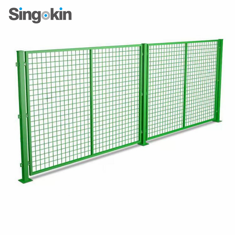 Galvanized Steel Framed Wire Mesh Fence for Workshop Partitions