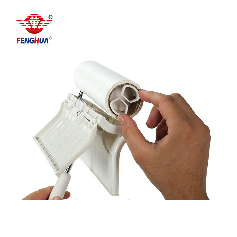 Extendable Long Handle Adhesive Large 16cm 30 60 90 Sheets Tear Paper Cleaning Sticky Tape Lint Roller for Carpet Floor