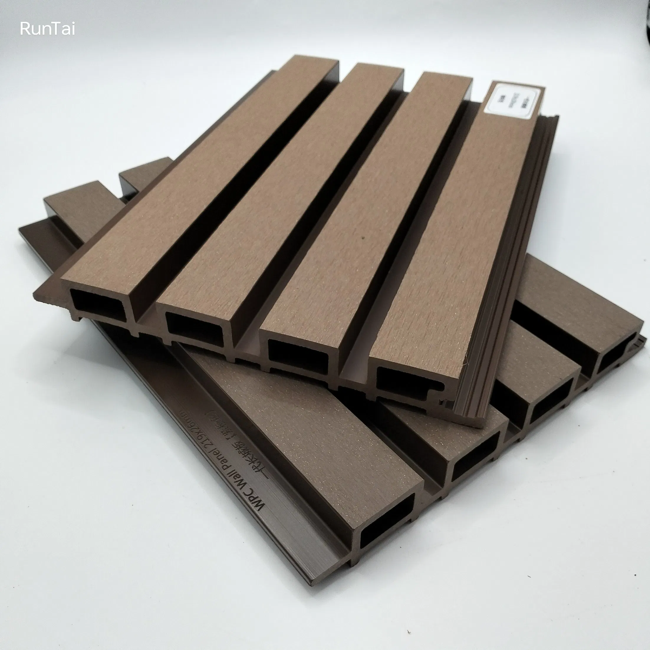 WPC Fluted Exterior Deocration Wood Plastic Composite Slatted Cladding Wall Panels