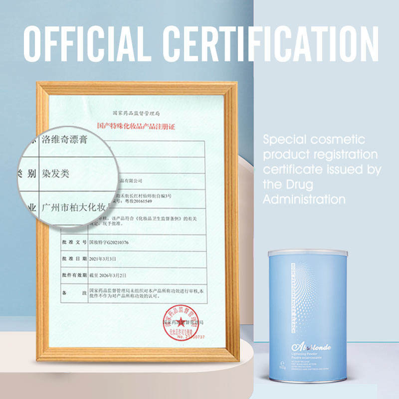 OEM/ODM Top Quality Dust Free Hair Bleaching Powder Lift to 9 Level