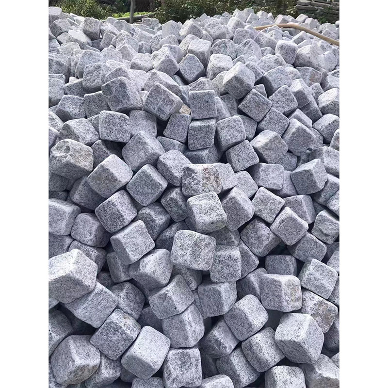 Light Grey/Dark Grey/Yellow G603/G654/G682 Natural Slate Marble Granite Cobbles/Pebbles Tumbled&Split Paving Stone for Garden Decoration Building Material Price