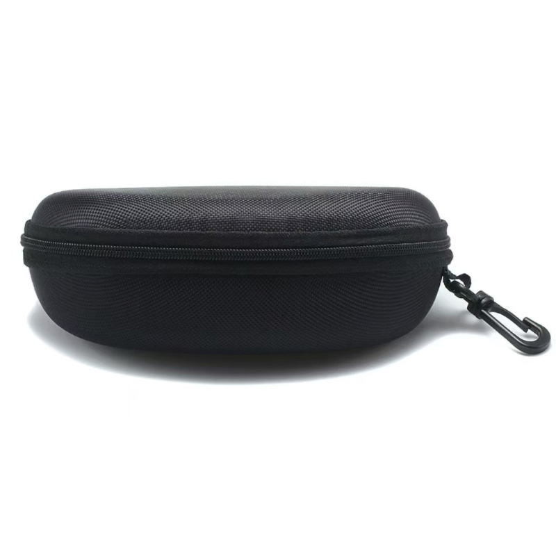 Manufacturer Direct Selling Black Zipper EVA Eyewear Storage Case for Sunglasses Custom Logo Large Size EVA Glasses Cases