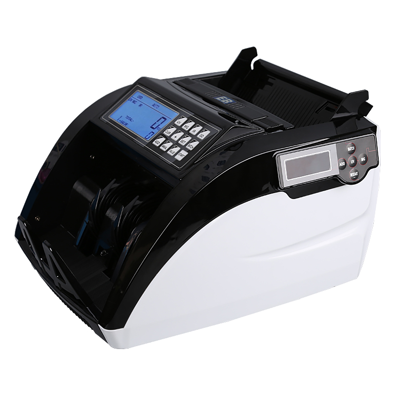 LD-6100A Professional High-Speed Money Counter Noiseless UV LED Display MG Detection